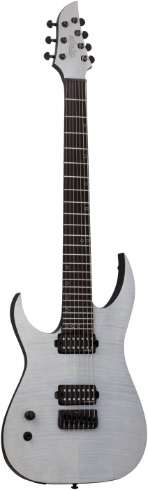 Schecter 877 Signature Keith Merrow KM-7 MKIII Legacy Trans White Satin gitara elektryczna leworczna