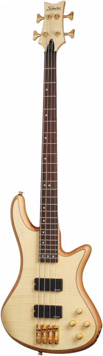 Schecter Stiletto Custom-4 Natural Satin bass guitar