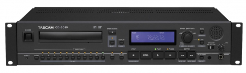 Tascam CD-6010 - CD-Player Broadcastowy TASCAM, 2U, 19″