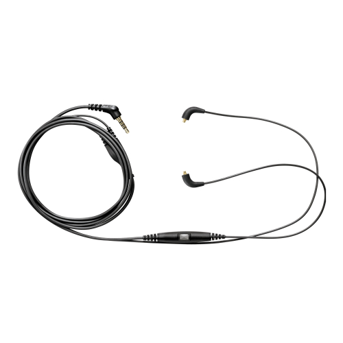 Shure CBL-M+-K-EFS kabel do suchawek z serii SE (215,315,425,535,846), z mikrofonem i trzema przyciska...