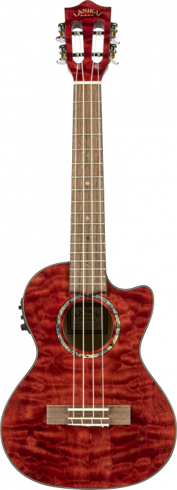 Lanikai Quilted Maple Red CE ukulele tenorowe elektro-akustyczne