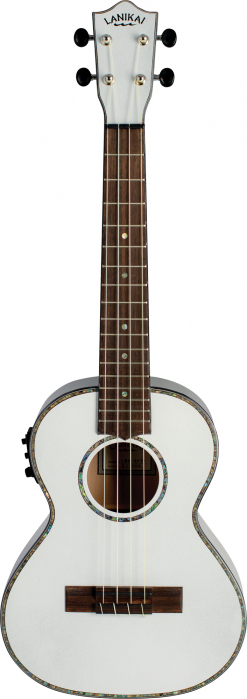 Lanikai Julia Michaels Signature White Pearl ukulele tenorowe elektro-akustyczne