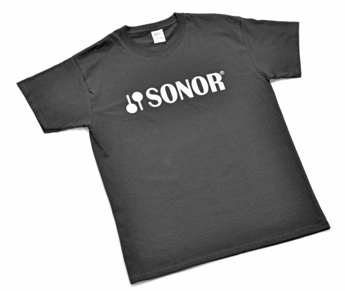 Sonor T-shirt White Logo rozmiar L koszulka, czarna