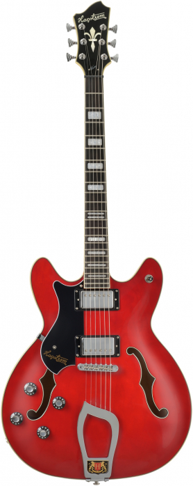 Hagstrom Viking Transparent Cherry LH gitara elektryczna, leworczna