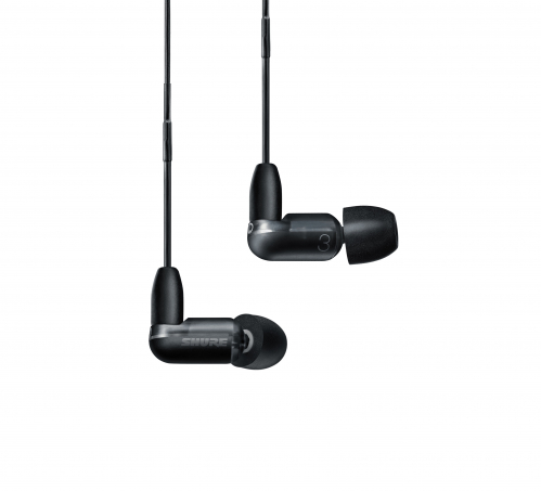 Shure SE31BABKUNI-EFS - Suchawki douszne AONIC3 z pojedynczym przetwornikiem i kablem 3.5mm (czarne)