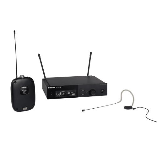Shure SLXD 14E/153B-G59 (470-514 MHz) - cyfrowy system bezprzewodowy z nadajnikiem bodypack i mikrofon...