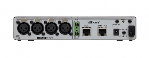 Tascam MM-4D-IN-X - kKonwerter 4 Analog Mic/Line Input - DANTE, z DSP. Złacza XLR. 1/2 19″, 1U Tascam Tascam MM-4D-IN-X - kKonwerter 4 Analog Mic/Line Input - DANTE, z DSP. Złacza XLR. 1/2 19″, 1U Tascam