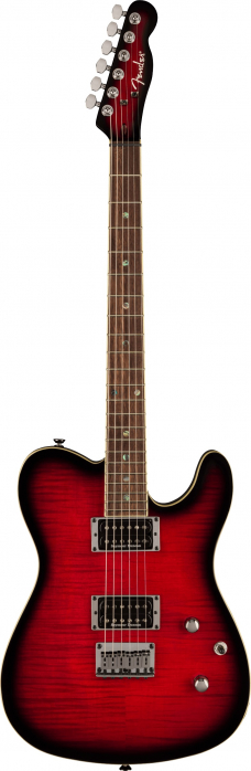 Fender Custom Telecaster FMT HH Black Cherry Burst electric guitar