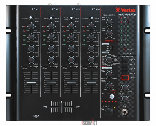 Vestax VMC-004 FXu BLK mixr