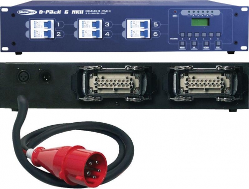 Showtec 50384M D-Pack 6 MKII Harting 6 kanálů Showtec 50384M D-Pack 6 MKII Harting 6 kanálů