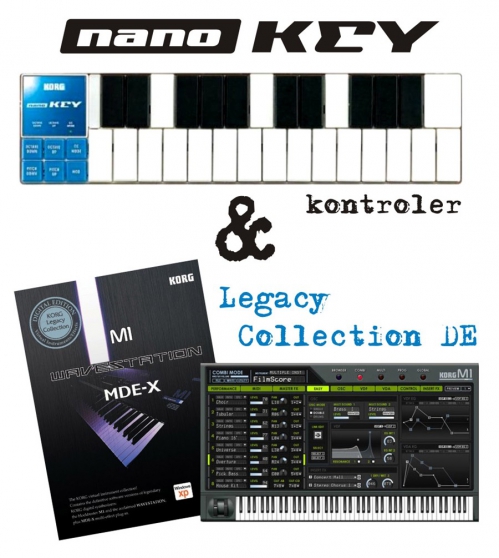Korg Legacy Collection DE program + NanoKey dc klvesnice