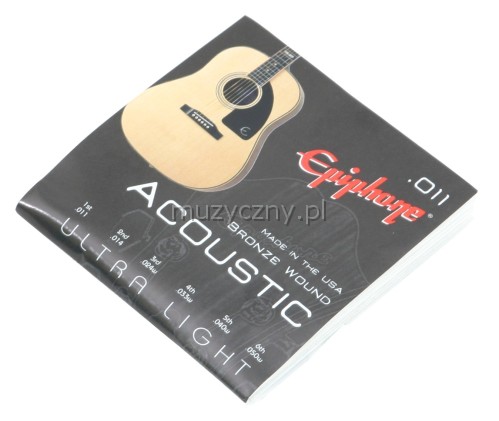Epiphone SAE-200UL struny na akustickou kytaru