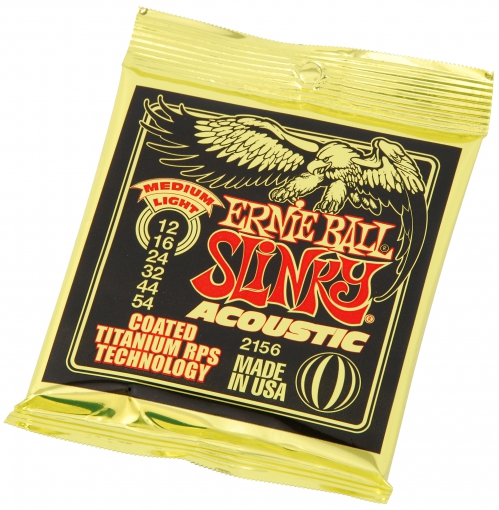 Ernie Ball 2156 Coated Titanium RPS struny na akustickou kytaru