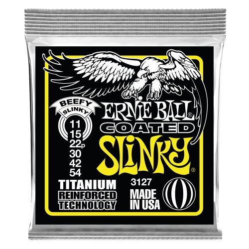 Ernie Ball 3127 Coated Ti Beefy Slinky struny na elektrickou kytaru