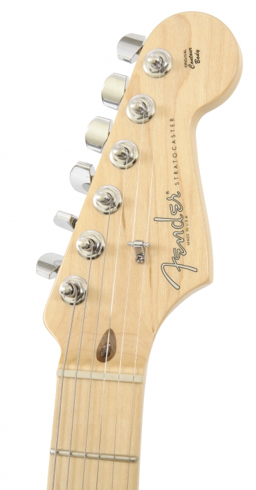 Fender American Stratocaster MN Black gitara elektryczna, podstrunnica klonowa