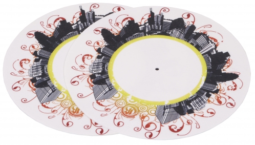 Glowtronics City Glow-in-the-Dark slipmat