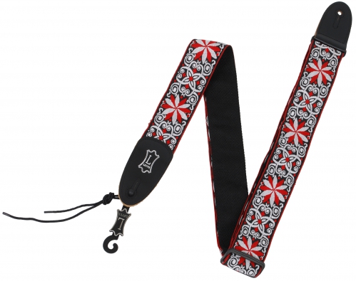 Levy′s Hootenanny Red Jacquard kytarový popruh Levy′s Hootenanny Red Jacquard kytarový popruh
