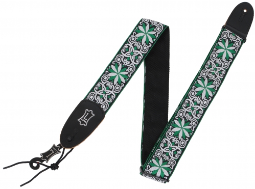 Levy′s Hootenanny Green Jacquard kytarový popruh Levy′s Hootenanny Green Jacquard kytarový popruh
