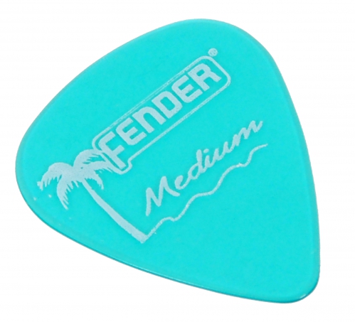 Fender California Clear medium green kytarov trstko