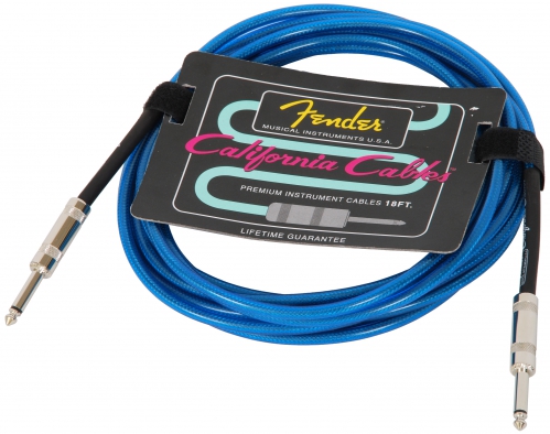 Fender California Lake Placid Blue 18ft kytarov� kabel