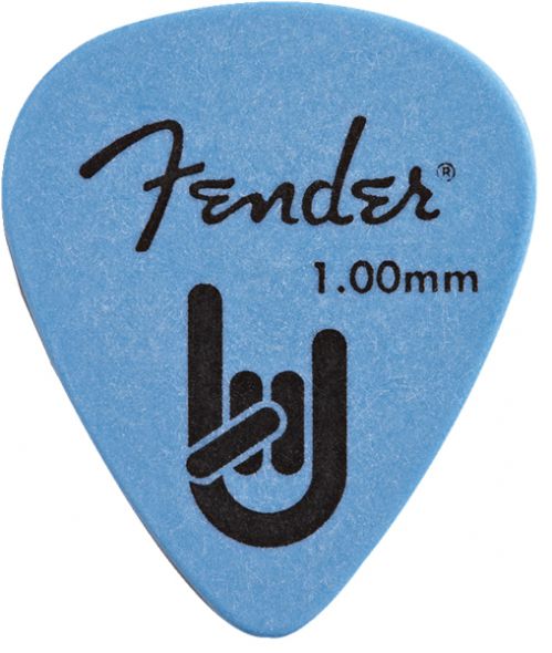 Fender 351 shape 1.14 blue kytarov trstko