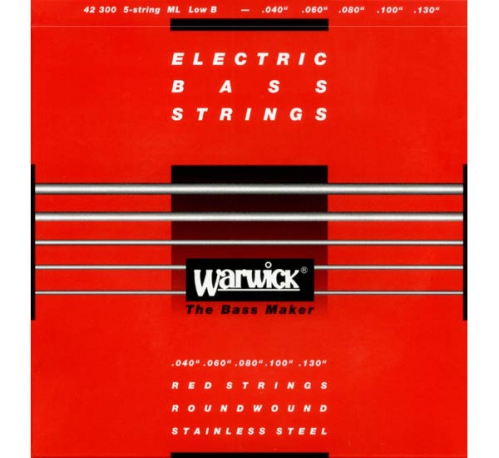 Warwick 42300 Red Lab Stainless Steel struny na basovou kytaru