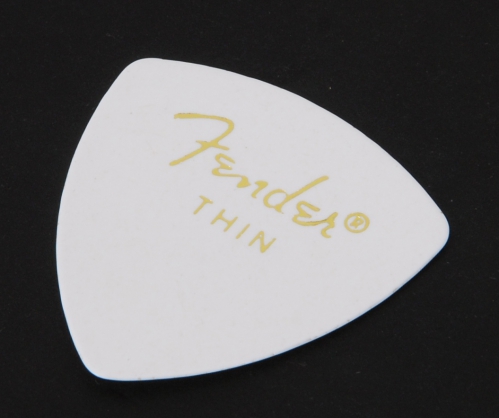 Fender White Pick Thin 346 kytarov trstko