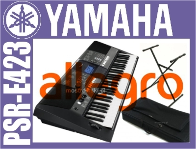 Yamaha PSR E 423 sada z Allegro keyboard