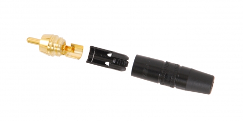 Rean NYS-373-0 wtyk RCA cinch (czarny)