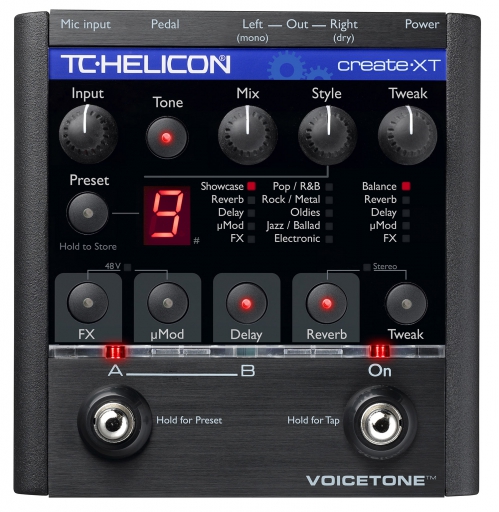 TC Helicon VoiceTone Create XT vokln procesor