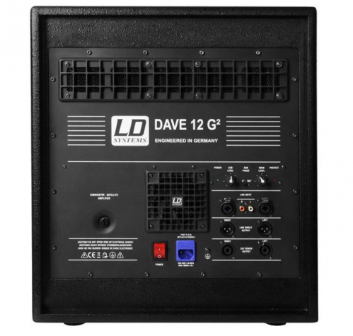 LD Systems DAVE 12 G2 zestaw nagonieniowy 300W + 2x120W