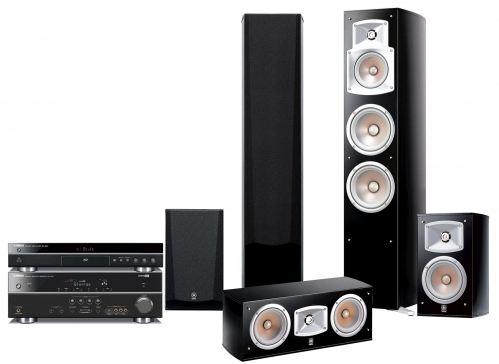 Yamaha RX-V467 + BD-S667 + NS555 + NS333 + NSC444 3 lata Gw. CZ