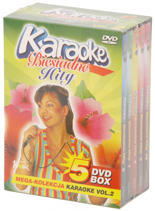 AN Biesiadne Hity Karaoke vol. 2 5 DVD BOX
