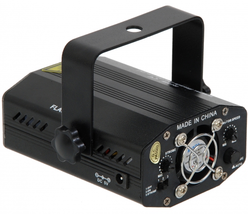 Flash Mini Holographic Laser RG (czerwony, zielony) + efekt �wietlny LED RGB