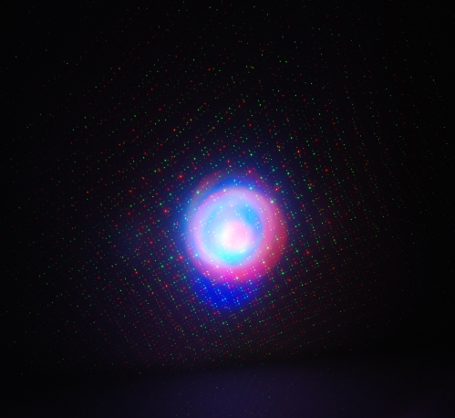 Flash Mini Holographic Laser RG (czerwony, zielony) + efekt �wietlny LED RGB