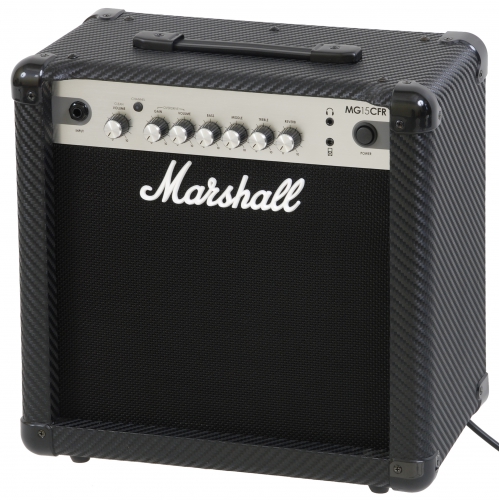 Marshall MG 15 CFR Carbon Fibre Reverb kytarov zesilova
