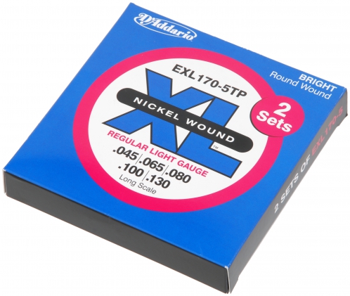 D′Addario EXL 170/5 TP double pack struny na basovou kytaru