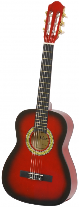 Martinez MTC 082 Pack Red Sunburst klasick kytara