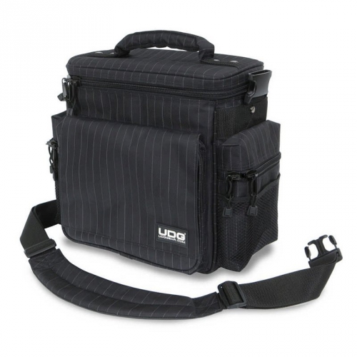 UDG SlingBag 50LP + 2 CD Map Black / Stripes