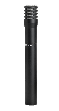 Shure PG 81 XLR kondenztorov mikrofon