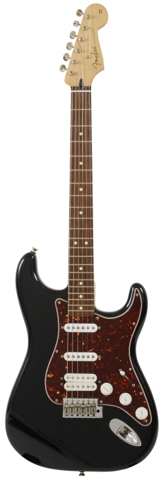Fender Deluxe Power Stratocaster HSS black elektrick kytara