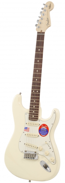 Fender Jeff Beck Stratocaster RW Olympic White elektrick kytara