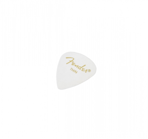 Fender 351 white pick thin kytarov trstko