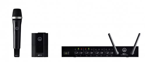 AKG DMS70 Q Vocal/Instrumental bezdr�tov�, p�ij�ma� 4-channel, 1 vys�la� Ru�n� DHT70, 1 miniaturn� vys�la�