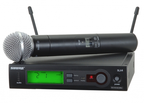 Shure SLX24/SM58 (SLX2/SM58, SLX4) bezdrtov souprava