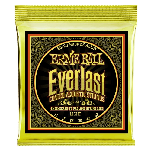 Ernie Ball 2558 Coated 80/20 Bronze struny na akustickou kytaru