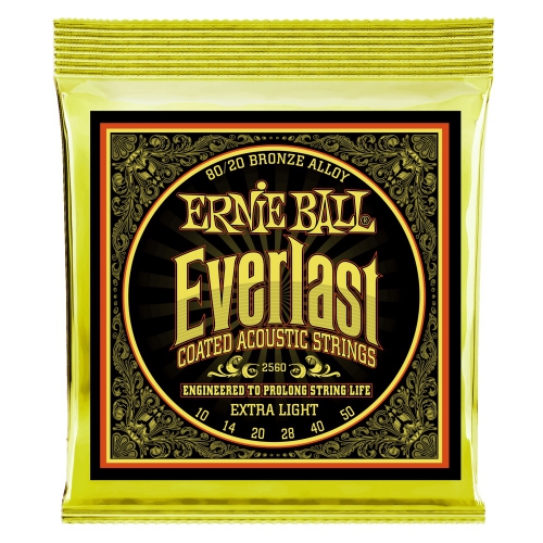 Ernie Ball 2560 Coated 80/20 Bronze struny na akustickou kytaru