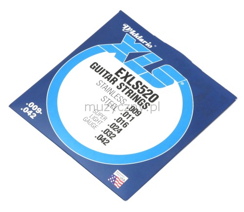 D′Addario EXLS-520 struny na elektrickou kytaru