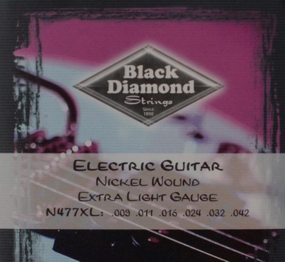 Black Diamond N-477XL struny na elektrickou kytaru