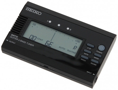 Seiko SAT 10 BE kytarov tuner